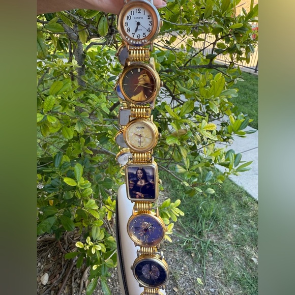 Handmade Unique Watch Purse Strap w/ Gold Accents - Picture 16 of 16